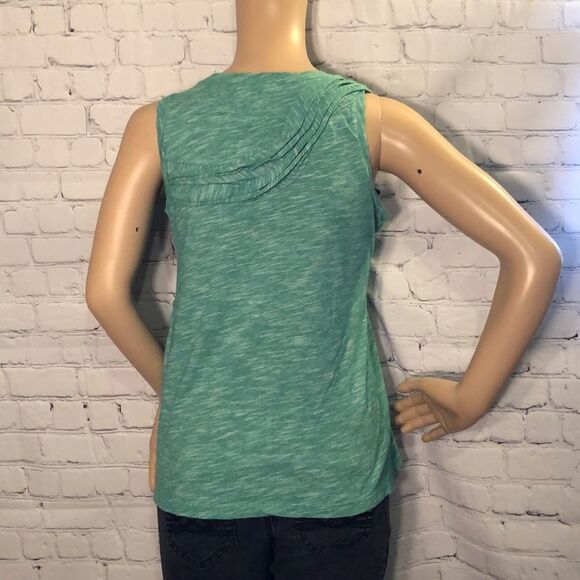 Anthro Little Yellow Button Winding Road Tank M - Picture 5 of 8